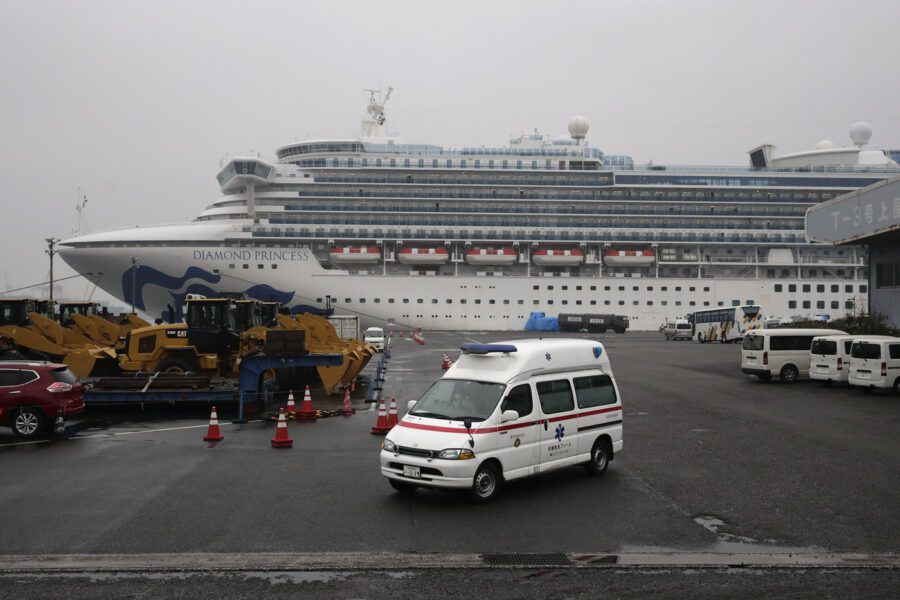 Coronavirus, a bordo della nave Diamond Princess forse un italiano infetto