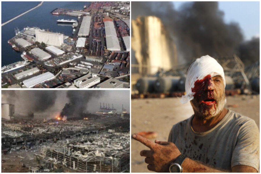 Esplosioni nel porto di Beirut, almeno 70 i morti. Quasi 4mila feriti, coinvolto militare italiano