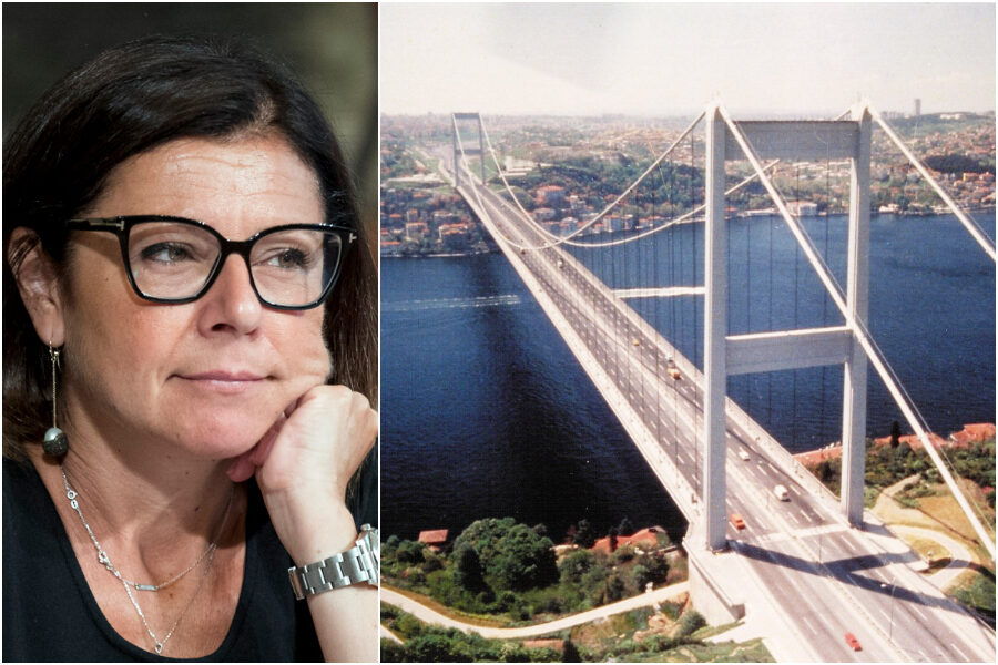 “Pista ciclabile sul ponte sullo Stretto”, la proposta del ministro De Micheli scatena l’ironia del web (e di Provenzano)