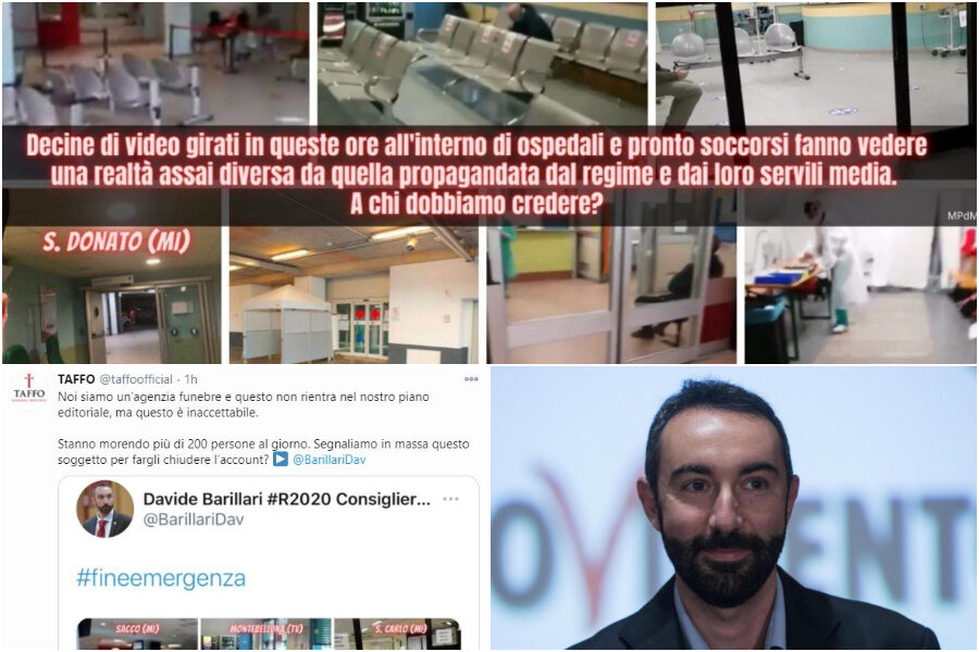 L’ex pasdaran grillino Barillari parla di “ospedali vuoti” per il Coronavirus e viene ‘blastato’ da Taffo