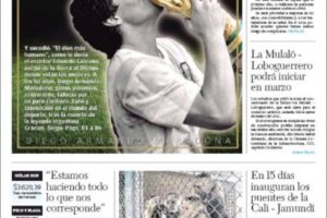 Maradona, la morte del ‘Pibe de Oro’ sulle prime pagine di tutto il mondo: la photogallery