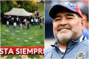 Funerali Maradona, Diego sepolto vicino ai genitori: l’ultimo saluto ripreso dai droni