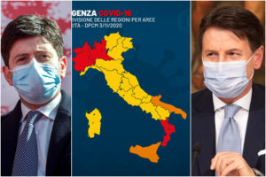Abruzzo e 4 altre regioni in zona arancione, slitta a domani la decisione sulle zone rosse