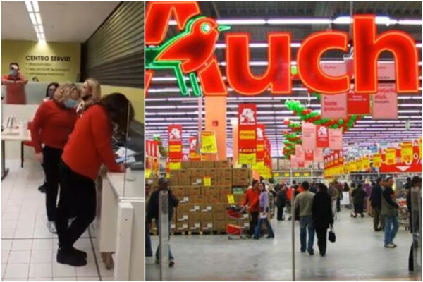 L’Auchan al Vulcano Buono di Nola chiude, le lacrime dei dipendenti: “Restiamo una grande famiglia”