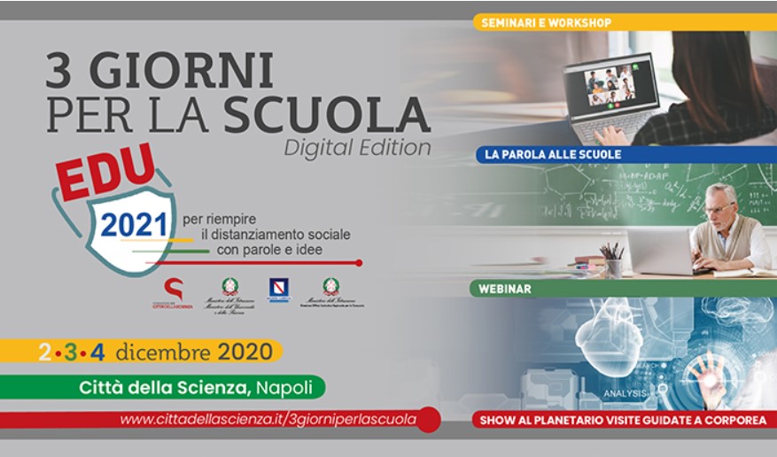 Al via 3 Giorni per la Scuola per riempire il distanziamento sociale con parole e idee