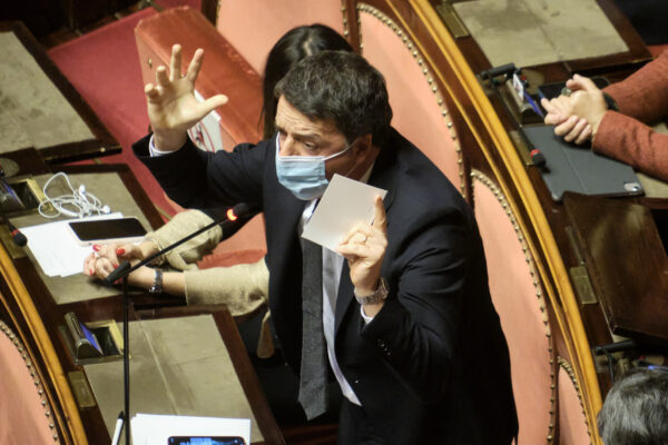 Foto Mauro Scrobogna /LaPresse
30-12-2020 Roma, Italia
Politica
Senato – legge di bilancio 2021
Nella foto: Matteo Renzi, Italia Viva  IV

Photo Mauro Scrobogna /LaPresse
December 30, 2020  Rome, Italy
Politics
Senate – budget law 2021
In the photo:  Matteo Renzi, Italia Viva  IV