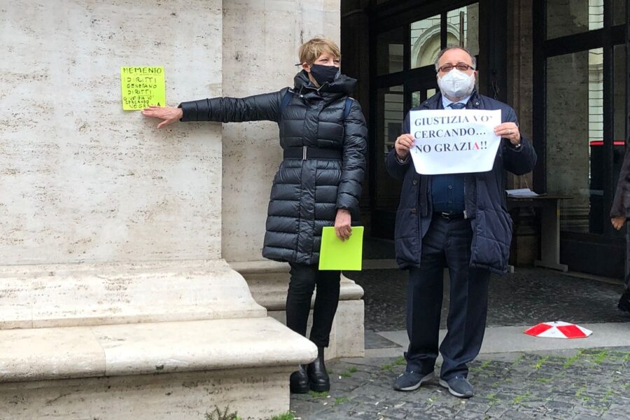Ciambriello e Bernardini in protesta al Ministero della Giustizia: “Leggi sempre più divisive e disuguali”