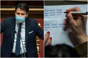 Conte, vittoria di Pirro in Senato (156 si). Italia Viva si astiene, due ‘traditori’ in Forza Italia