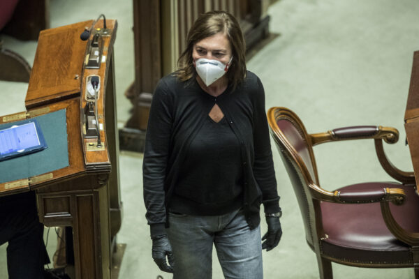 Foto Roberto Monaldo / LaPresse
25-03-2020 Roma
Politica
Camera dei Deputati – Question time
Nella foto Renata Polverini (Fi)

Photo Roberto Monaldo / LaPresse
25-03-2020 Rome (Italy)
Chamber of Deputies – Question time
In the photo Renata Polverini