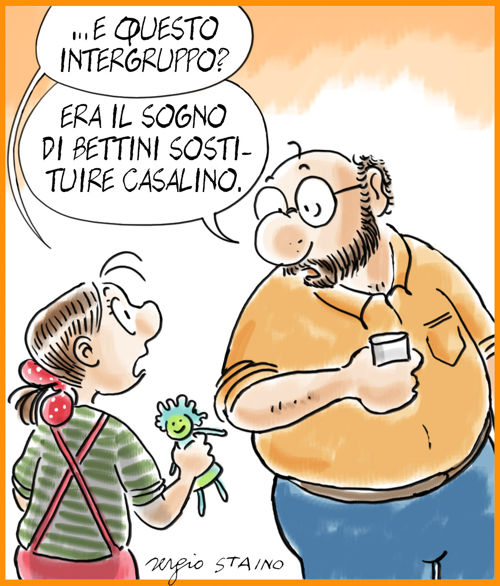 La vignetta di Sergio Staino del 19 febbraio 2021