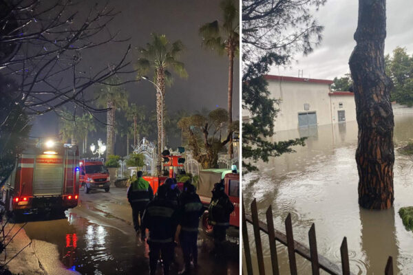 Maltempo, danni in tutta la Campania: a Giugliano famiglie evacuate col gommone