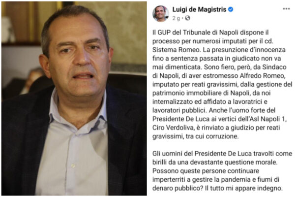 De Magistris nasconde i suoi fallimenti con le bugie: e fa autogol