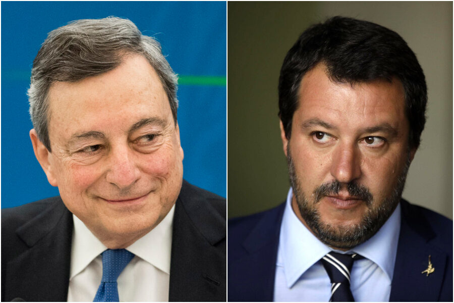 Riforma del fisco, scontro Salvini-Draghi. La Lega diserta il CdM e accusa il premier: “Non è l’oroscopo, cambi metodo”