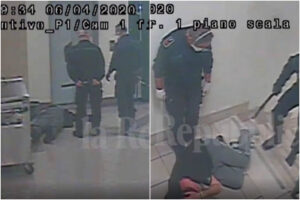 Il detenuto svenuto e le bastonate, sbattuti contro il muro e colpiti: i nuovi video dell’‘ignobile mattanza’ a SMCV
