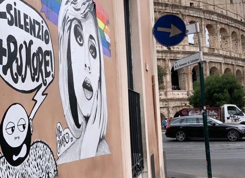Un murale per ricordare Raffella Carrà nella Gay street di Roma. Marrazzo: “Dedichiamo la via alla cantante”