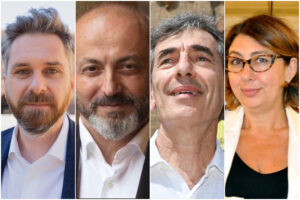 Matteo Lepore (Pd, M5s) – Stefano Sermenghi (Bfc, Italexit) – Fabio Battistini (Fratelli d’Italia, Lega Salvini premier, Forza Italia) – Addolorata Palumbo (Sinistra Unita )