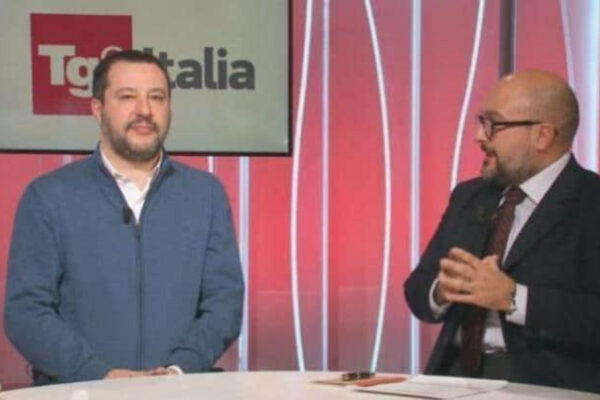 Conte e Salvini più presenti di Draghi, i tg Rai fermi al governo giallo-verde