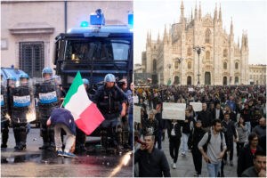 Sabato di proteste: a Roma manifestazione Cgil, a Milano la piazza no green pass. Il Viminale corre ai ripari