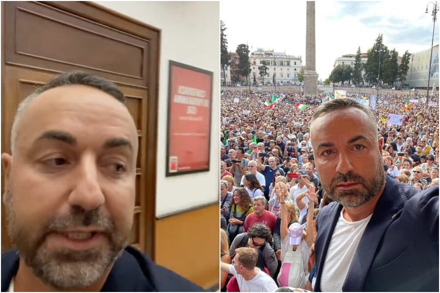 Chi è Biagio Passaro, leader di ‘IoApro’ arrestato per gli scontri di Roma dei no Green pass