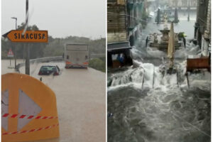 Medicane, il ciclone mediterraneo mette in ginocchio Catania: “Non uscite di casa”