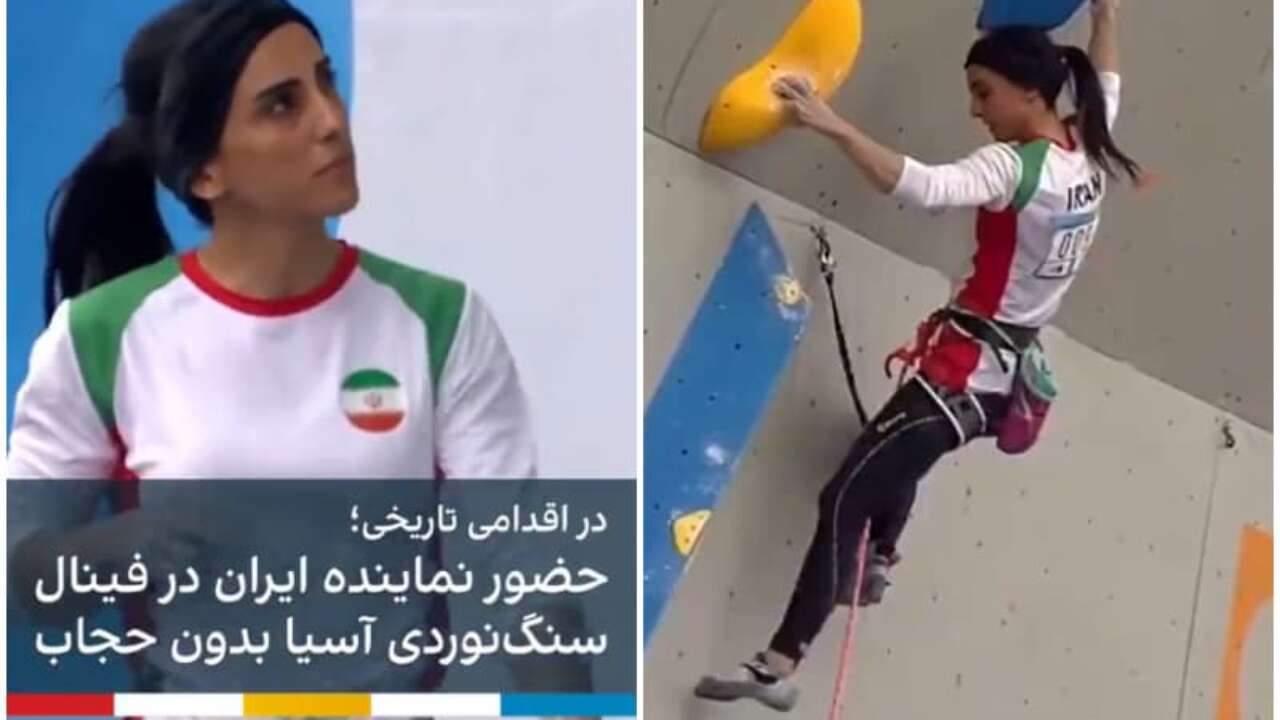 Atleta iraniana Elnaz Rekabi, que competiu sem o véu, é acolhida