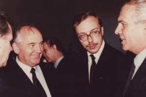 Raul Gardini
con Mikhail Gorbachev