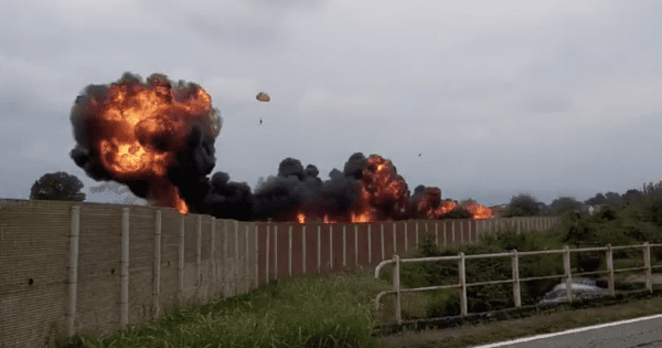 Turin, The Frecce Tricolori plane crashes on takeoff, killing a little girl in the fire.  Except the pilot