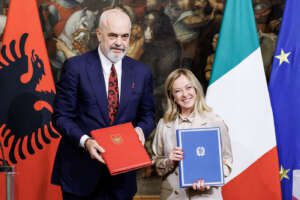 Accordo Italia Albania tra Meloni e Rama