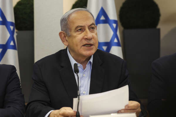 Israele – Il primo ministro Benjamin Netanyahu