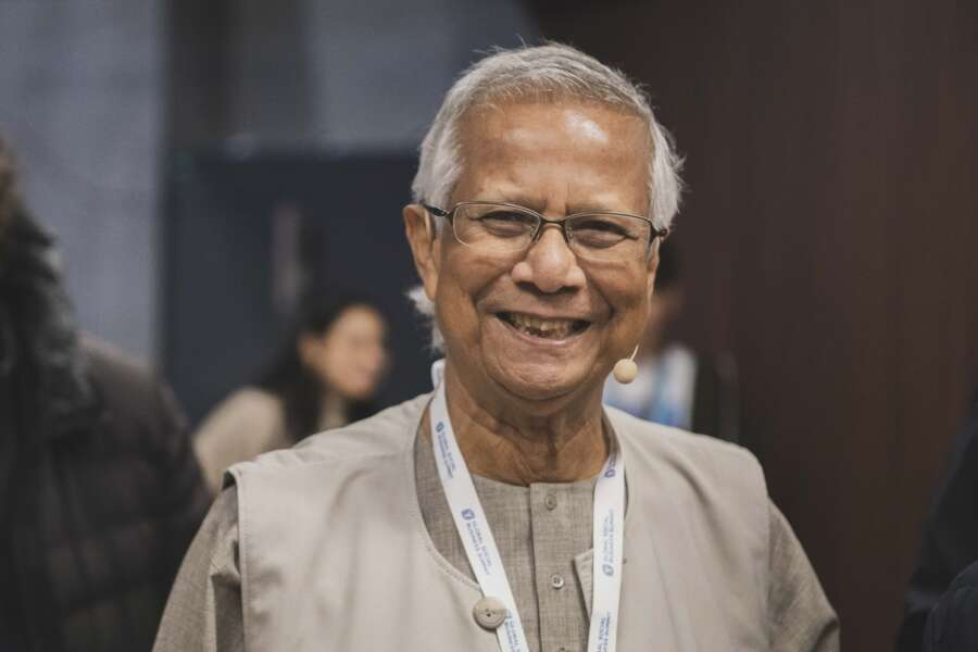 Foto LaPresse – 07/11/2022 Torino (Italia) News – Global Social Business Summit presso La Centrale della Nuvola Lavazza – Nella foto: Un momento dell’evento. Muhammad Yunus.

November 7, 2022 Torino (Italy) – Global Social Business Summit at La Centrale of Nuvola Lavazza  – A moment of the event. Muhammad Yunus.