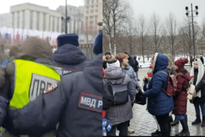 Arresti a Mosca