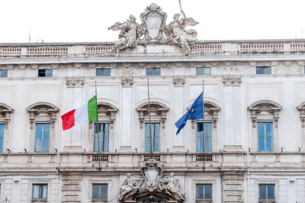 Foto Mauro Scrobogna /LaPresse
15-02-2022 Roma, Italy
Referendum – esame quesiti Corte Costituzionale
Nella foto: palazzo della Consulta sede della Corte Costituzionale

Photo Mauro Scrobogna / LaPresse
February 15, 2021 Rome, Italy
Politics
Referendum – examination of questions of the Constitutional Court
In the photo: Palazzo della Consulta seat of the Constitutional Court