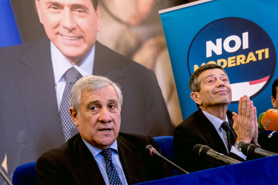 Forza Italia e Noi Moderati, Antonio Tajani e Maurizio Lupi