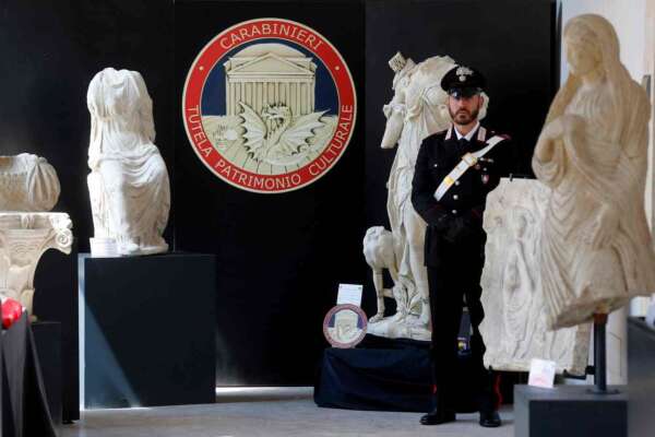 Comando Carabinieri per la Tutela del Patrimonio Culturale: l’attività nel 2023