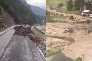 Alluvione a Cogne, abitanti sfollati e strade distrutte: la città è isolata. Gravi danni in Piemonte, due morti in Canton Ticino