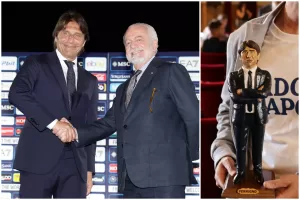 Conte commissaria il Napoli e De Laurentiis: “Non farò la statuina, Kvara e Di Lorenzo restano. Chi non è contento starà tutti i giorni con me”