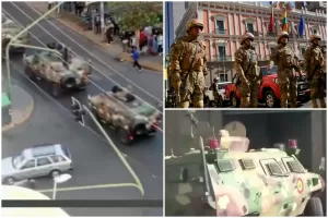 Golpe in Bolivia per 72 ore: tank assalta palazzo governo, l’appello di Arce in diretta tv e l’inno nazionale cantato in strada