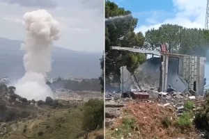 Esplosione in una fabbrica di fuochi d’artificio a Messina, madre e due fratelli gravemente ustionati. La Arigò Fireworks rasa al suolo