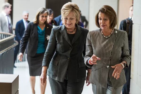Hillary Clinton e Nancy Pelosi