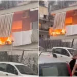 Sigaretta sul bucato, in fiamme terrazzino di casa: anziana disabile salvata dai carabinieri