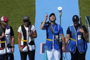 Tiro a volo, arriva l’oro nel mixed team di skeet, chi sono Diana Bacosi e Gabriele Rossetti