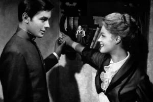 ©angeli/lapresse
archivio storico
spettacolo
cinema
anno 1958
Romy Schneider
nella foto: l’attrice austriaca Romy Schneider con Alain Delon in una scena del film “Christine”