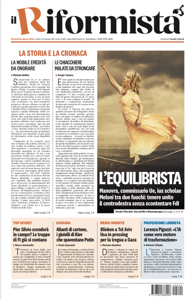 Quotidiano del 20 Agosto 2024