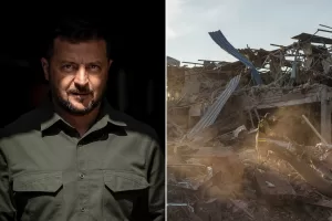 Missili e droni russi sull’Ucraina, esplosioni, morti e black-out. Zelensky si appella a USA e Francia: “Aiutateci a fermarli”