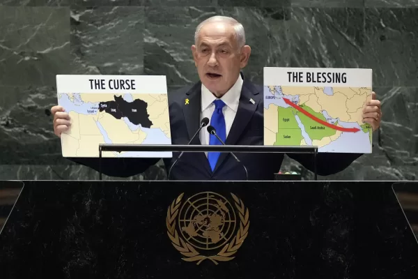 Israel Prime Minister Benjamin Netanyahu addresses the 79th session of the United Nations General Assembly, Friday, Sept. 27, 2024. (AP Photo/Richard Drew) 

Associated Press / LaPresse
Only italy and Spain