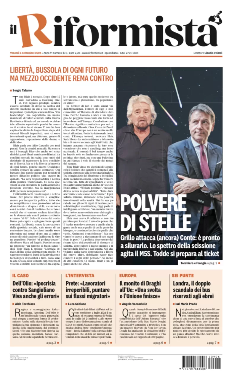 Quotidiano del 6 Settembre 2024