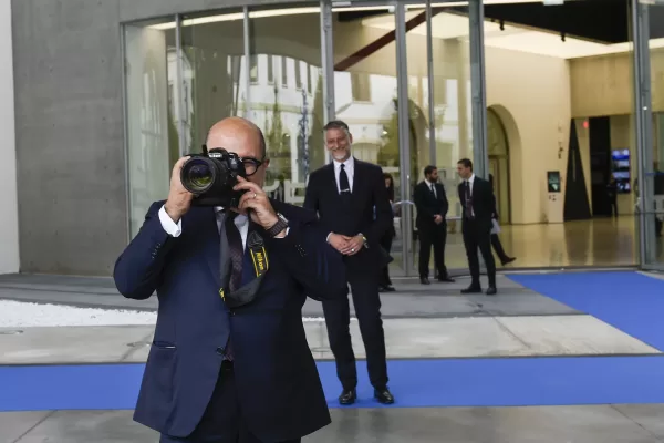 GENNARO SANGIULIANO MINISTRO  CULTURA, ALESSANDRO GIULI PRESIDENTE FONDAZIONE MAXXI