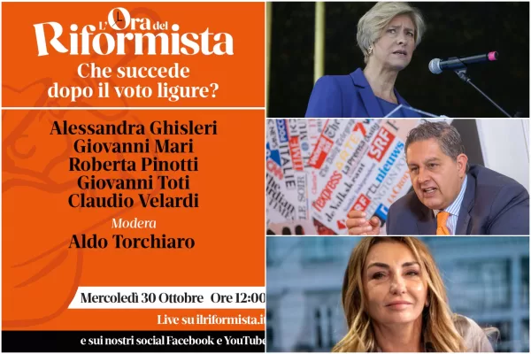 Che succede dopo il voto ligure? L’Ora del Riformista con l’ex governatore Toti: il rigore sbagliato dal centrosinistra e le prossime regionali