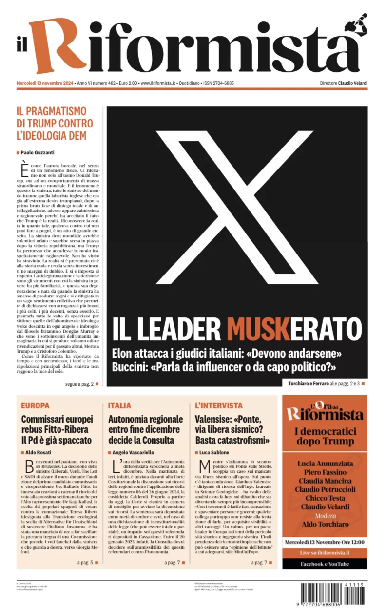 Quotidiano del 13 Novembre 2024