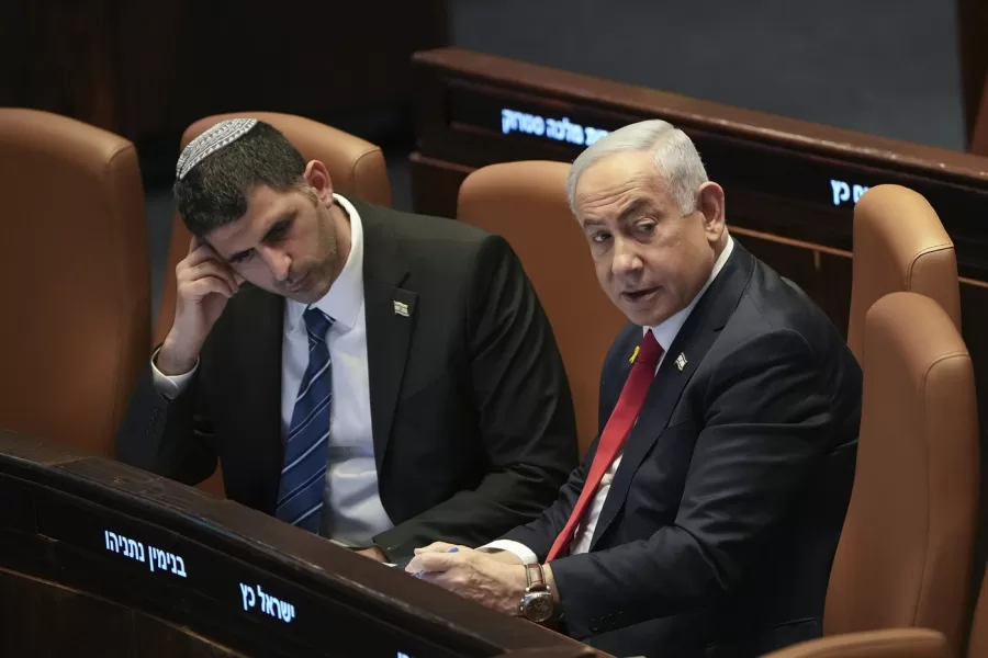 Israel’s Prime Minister Benjamin Netanyahu attends a session of the Knesset, Israel’s parliament, in Jerusalem, Monday Nov.18, 2024.(AP Photo/Ohad Zwigenberg) 


Associated Press / LaPresse
Only italy and Spain